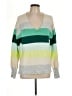 Ann Taylor LOFT Color Block Green Pullover Sweater Size L - photo 1