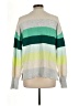 Ann Taylor LOFT Color Block Green Pullover Sweater Size L - photo 2