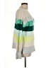 Ann Taylor LOFT Color Block Green Pullover Sweater Size L - photo 4