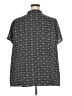 Croft & Barrow 100% Polyester Black Short Sleeve Blouse Size 3X - photo 2