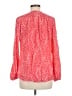 Boden 100% Viscose Red Long Sleeve Blouse Size 8 - photo 2