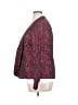 Coldwater Creek Paisley Burgundy Blazer Size 16 - photo 5