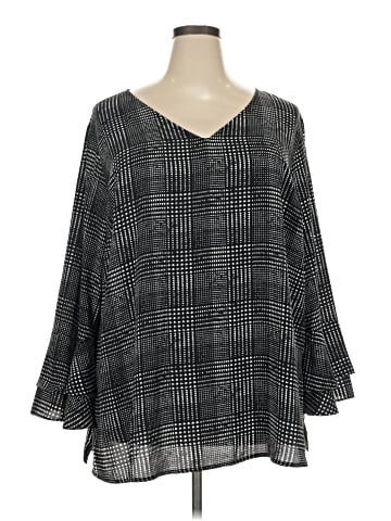 Apt. 9 3/4 Sleeve Blouse (view 1)