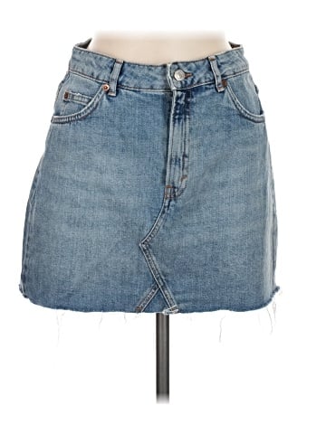Topshop Denim Skirt (view 1)