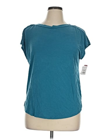 Green Envelope Short Sleeve Top (view 1)