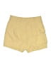 Shein 100% Polyester Yellow Khaki Shorts Size M - photo 2