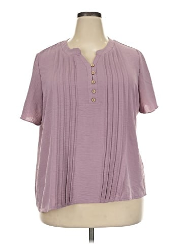 Coco + Carmen Short Sleeve Henley (view 1)