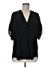 Vince. Black Short Sleeve Blouse Size M - photo 1