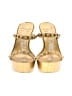 Carmen Sol Gold Wedges Size 9 - photo 2