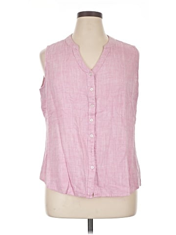 Weatherproof Sleeveless Button-Down Shirt (view 1)