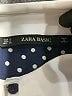 Zara Basic Polka Dots Blue Casual Dress Size S - photo 4