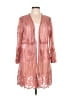 Miss Chievous 100% Nylon Pink Kimono Size L - photo 1