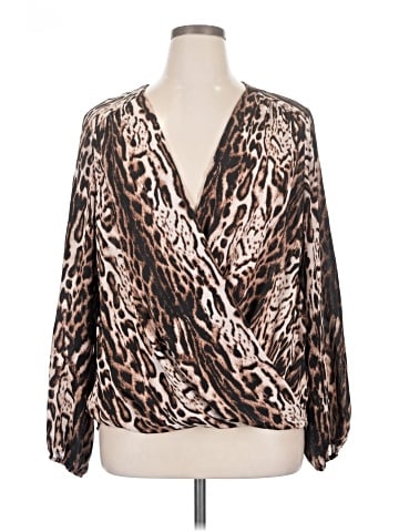 INC International Concepts Long Sleeve Blouse (view 1)