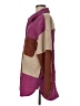 Entro Color Block Purple Coat Size M - photo 5
