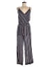 Timing 100% Polyester Chevron-herringbone Blue Jumpsuit Size M - photo 1