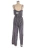 Timing 100% Polyester Chevron-herringbone Blue Jumpsuit Size M - photo 2