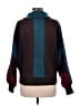 Escada 100% Mohair Plaid Teal Wool Pullover Sweater Size EU 38 / US 8 - photo 2