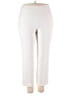 Nina Mclemore Ivory Active Pants Size 18 - photo 1