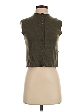 Massimo Dutti Sleeveless Button-Down Shirt (view 1)