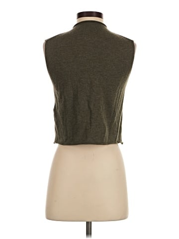 Massimo Dutti Sleeveless Button-Down Shirt (view 2)