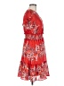 Taylor 100% Polyester Paisley Red Casual Dress Size 6 - photo 4