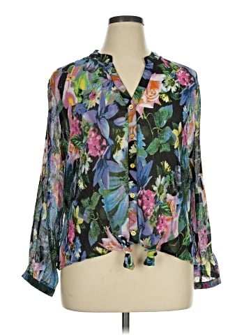 Calessa 3/4 Sleeve Blouse (view 1)