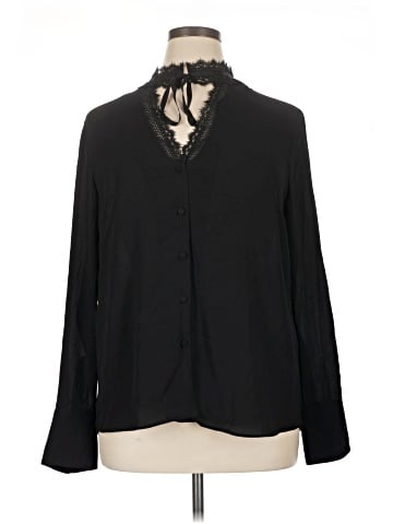 White House Black Market Long Sleeve Blouse (view 1)