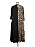 Ashley Stewart Animal Print Black Casual Dress Size 22 Plus - photo 2