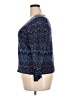 Talbots Chevron-herringbone Blue Pullover Sweater Size 2X Petite - photo 5