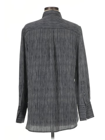 Theory Long Sleeve Silk Top (view 2)