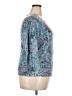 Talbots Paisley Teal Long Sleeve Top Size 2X (estimated, petite) - photo 4