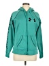Under Armour 100% Polyester Teal Zip Up Hoodie Size M - photo 1