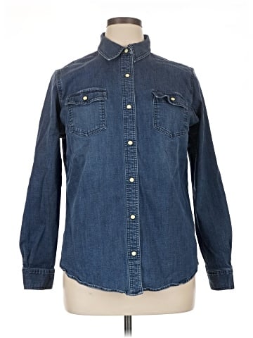 Duluth Trading Co. Long Sleeve Button-Down Shirt (view 1)