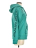 Under Armour 100% Polyester Teal Zip Up Hoodie Size M - photo 4