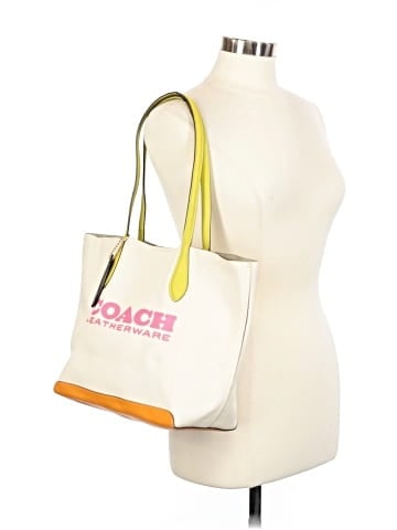 Coach Leather Tote (view 2)