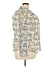 Pendleton 100% Polyester Silver 3/4 Sleeve Blouse Size 18 - photo 4