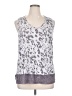 Bali Gray Sleeveless Blouse Size XL - photo 1