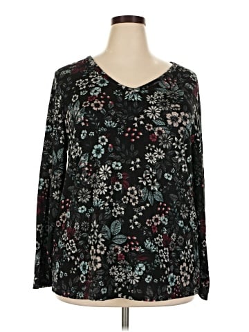 Lane Bryant Long Sleeve T-Shirt (view 1)