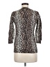 J.Crew Factory Store 100% Cotton Animal Print Brown Pullover Sweater Size M - photo 2