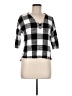 Zara Basic Black 3/4 Sleeve Blouse Size M - photo 1