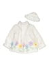 Daisy Kingdom 100% Polyester White Raincoat Size 4 - photo 2
