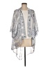Pink Stitch 100% Polyester Gray Kimono Size 6 - photo 1
