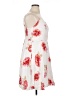 Old Navy 100% Polyester Floral White Casual Dress Size XL - photo 4