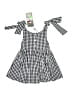 Garb 100% Cotton Checkered-gingham Blue Dress Size 2T - photo 2