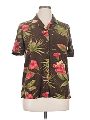 Alfred Dunner Short Sleeve Silk Top (view 1)
