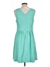 The Limited Hearts Teal Casual Dress Size 10 - photo 2
