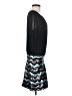 Ella Moss 100% Polyester Chevron-herringbone Black Cocktail Dress Size XS - photo 4