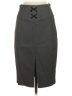 Express Design Studio Solid Gray Formal Skirt Size 4 - photo 2