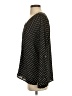 Covington 100% Polyester Polka Dots Black Long Sleeve Blouse Size S - photo 5