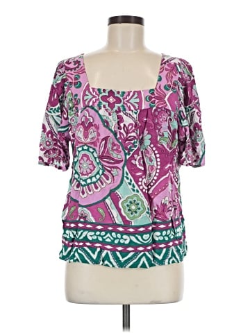 Karen Kane Short Sleeve Blouse (view 1)